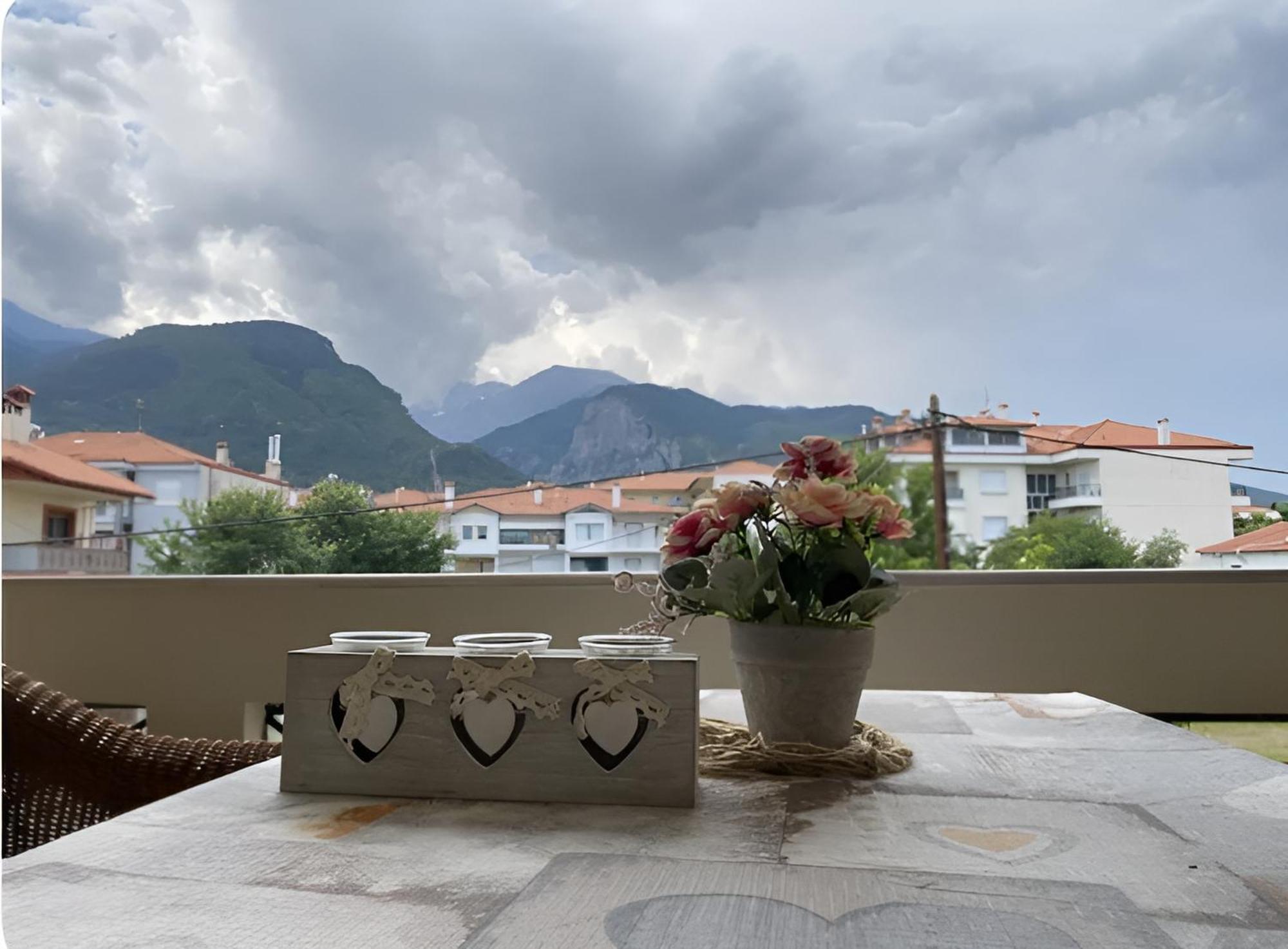 Στη Γοητεία Του Ολύμπου Apartman Litóhoro Kültér fotó